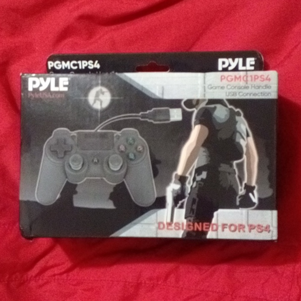 PS4 controller.